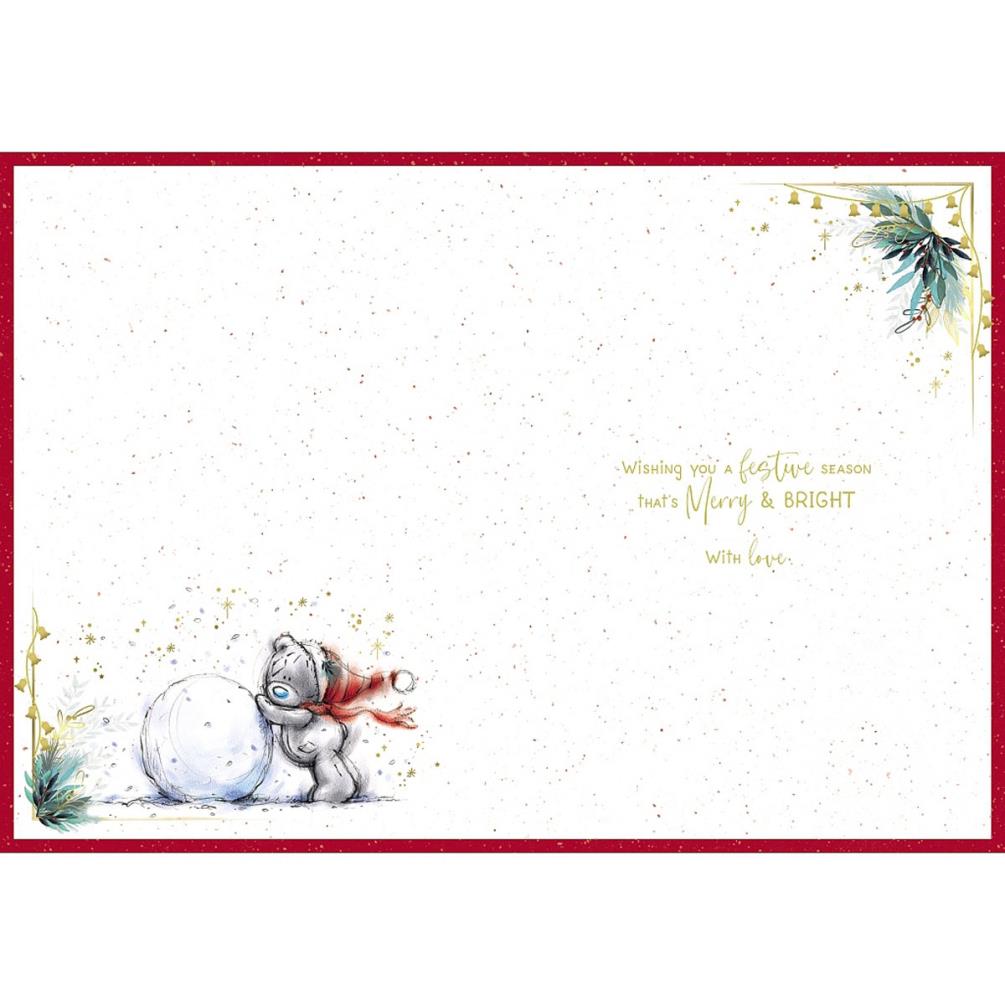Brilliant Brother Sketchbook Me to You Bear Christmas Card Extra Image 1